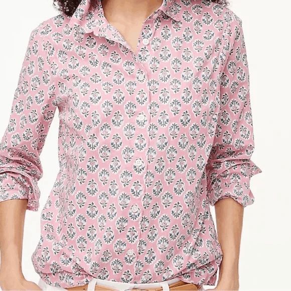 NWT J. Crew Lightweight Cotton Signature Fit Shirt XXS - Picture 4 of 9